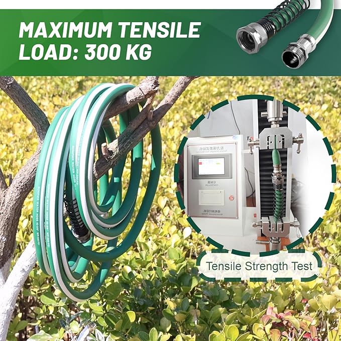 Short Garden Hose 10 ft – Hybird Water Hose Leader - Small Hose Extendsion, Heavy Duty Hose Extender for Lawn Watering, Car Washing - Burst 500 Psi (10 ft)